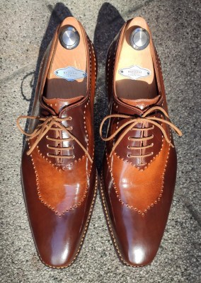 2-toned burnishable wholecut oxford handmade shoes by rozsnyai (5)